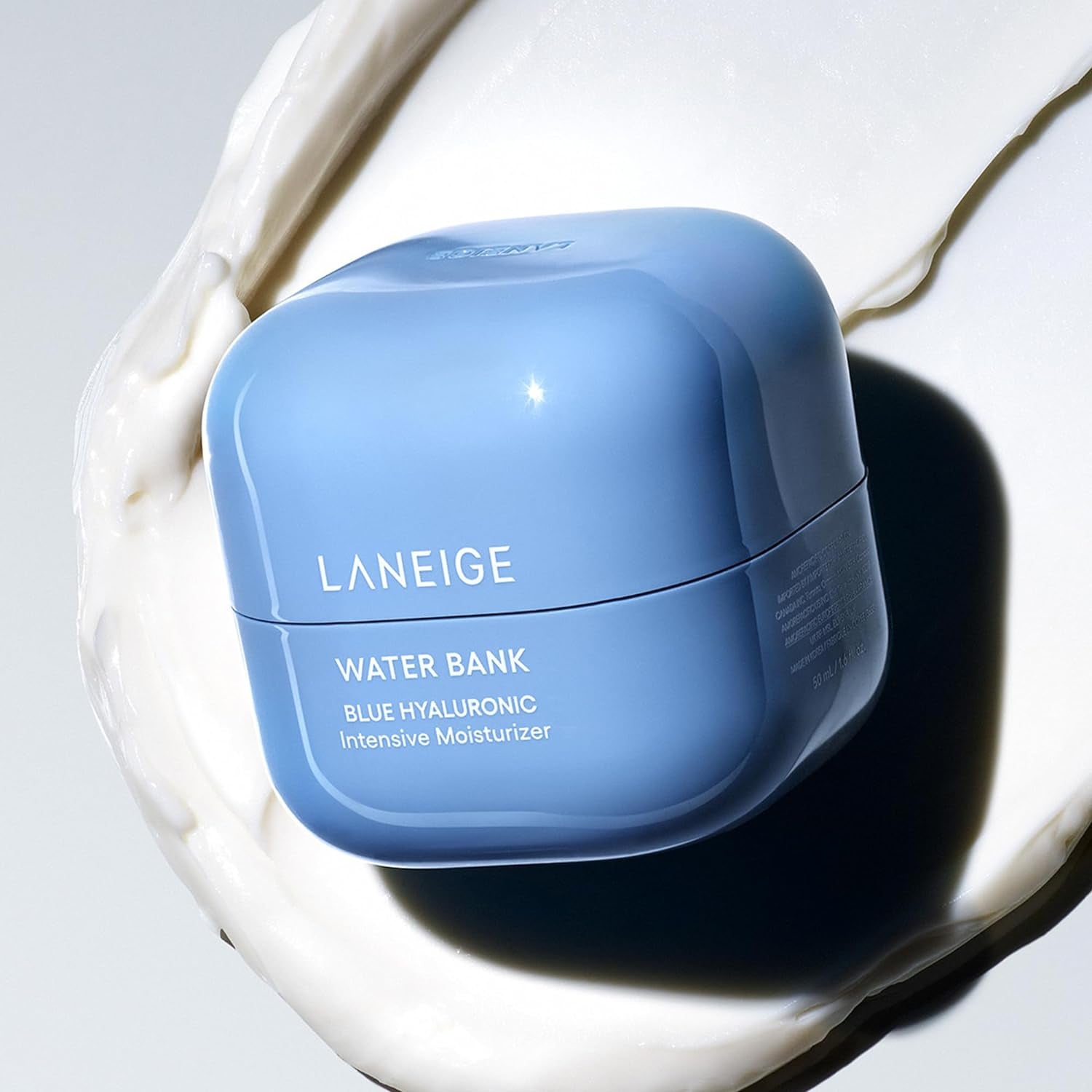 Water Bank Blue Hyaluronic Intensive Moisturizer: Hydrating Face Cream for Extra Dry Skin with Squalane & Peptide for Skin Barrier Support, Dermatologist-Tested