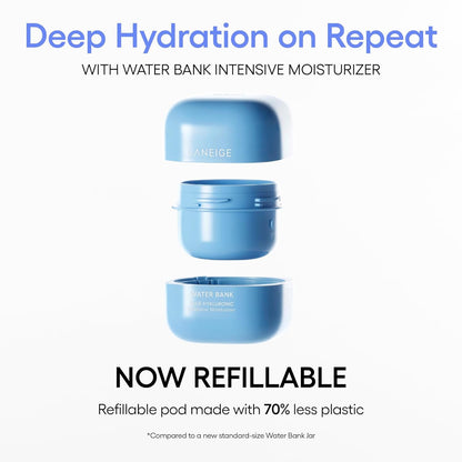 Water Bank Blue Hyaluronic Intensive Moisturizer: Hydrating Face Cream for Extra Dry Skin with Squalane & Peptide for Skin Barrier Support, Dermatologist-Tested