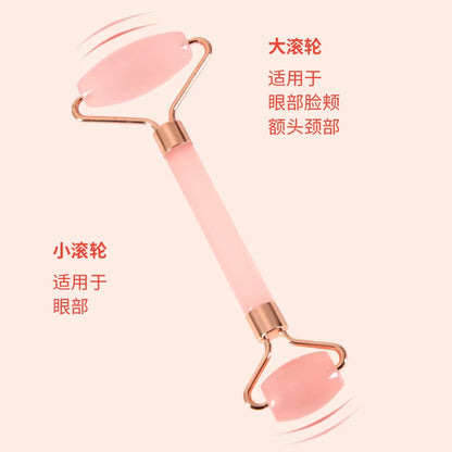Face and Neck Massage Resin Roller Scratch Double End Massage Rod, Massage and Relax Double Head Massage Roller Set