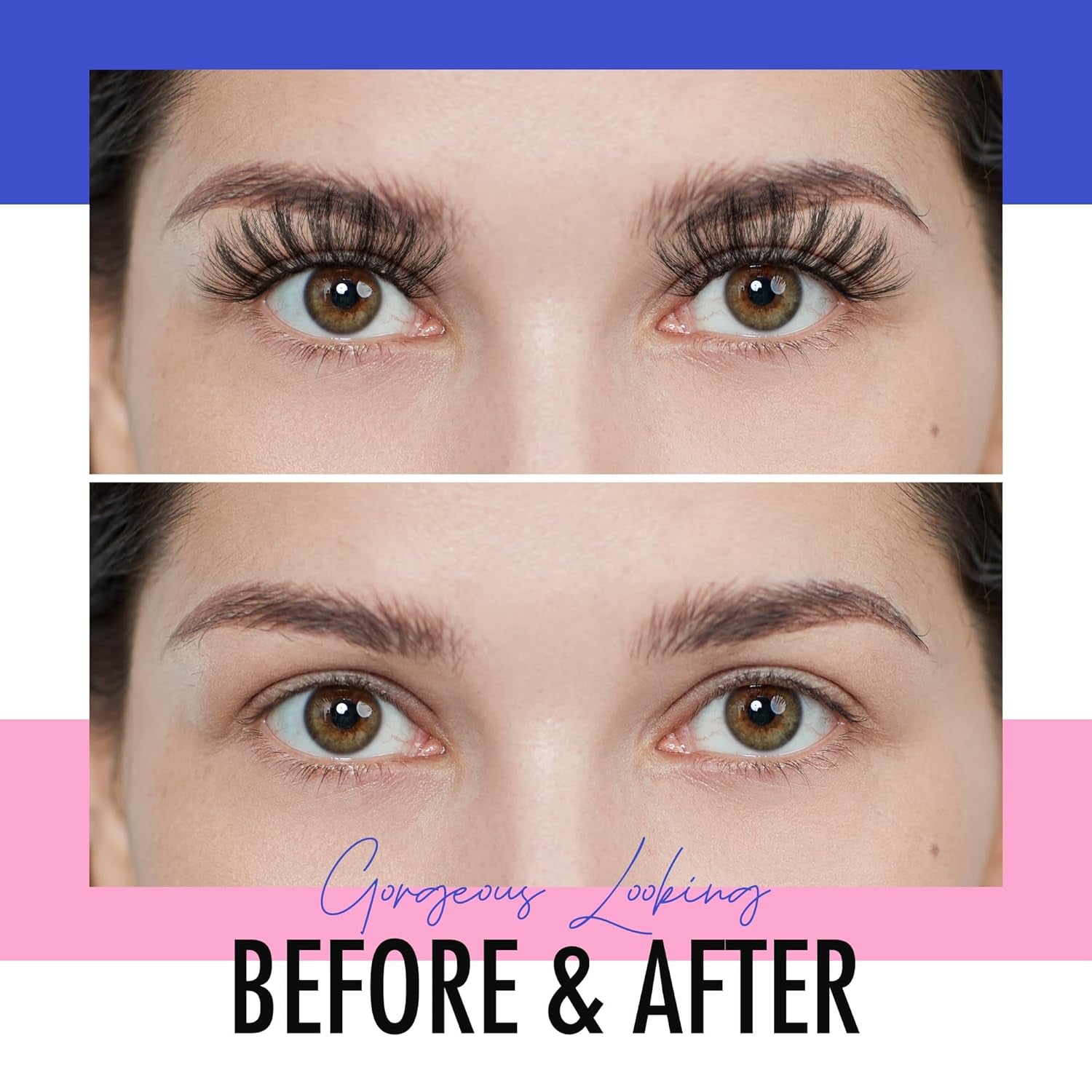 Russian Lashes - Fake Eyelashes, Faux Mink, Synthetic, Pair, Black